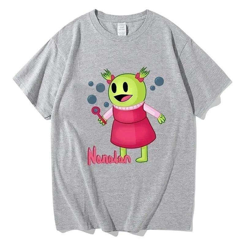 Summer 100% Cotton Tshirts Male/female Casual T-shirts Nanalan Graphic Print T Shirts Fashion Short Sleeve Tees O-neck Tshirts