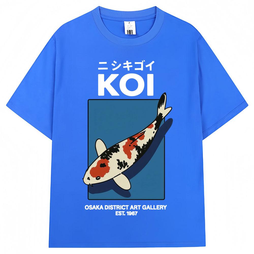 Japanese Fuji Dragon Yakuza Tokyo Koi Fish T Shirt Men Women Vintage Fashion Tshirts 100 Cotton Loose T Shirts Streetwear Male