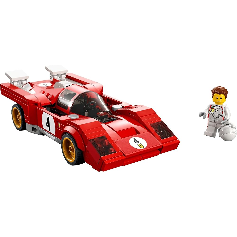 LEGO Speed Champions 1970 Ferrari 512 M Building Blocks Toy for Boys 8 Years and Up