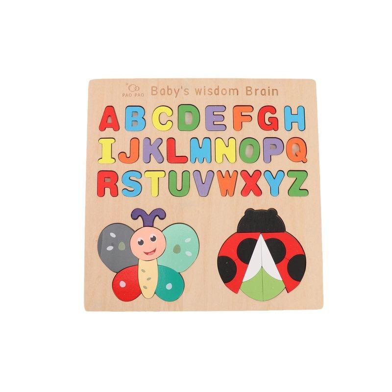 3 In 1 Wooden Puzzle Toy Color Shape Cognition Brain Games for Children Wood Jigsaw Puzzles Toys Tangrams for Children Kids