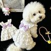 Spring and Summer Korean ins Style Dog Vest Skirt Cat Vest Bigbear Teddy Pomeranian Small Dog Pet Clothing