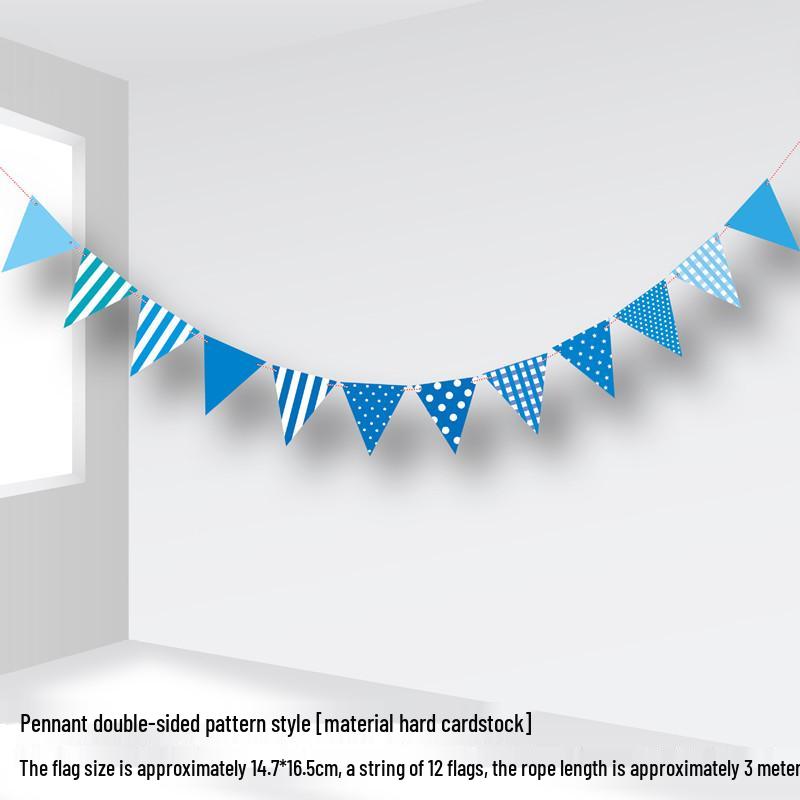 Colorful Cartoon Bunting for School, Birthday, or Kindergarten Décor