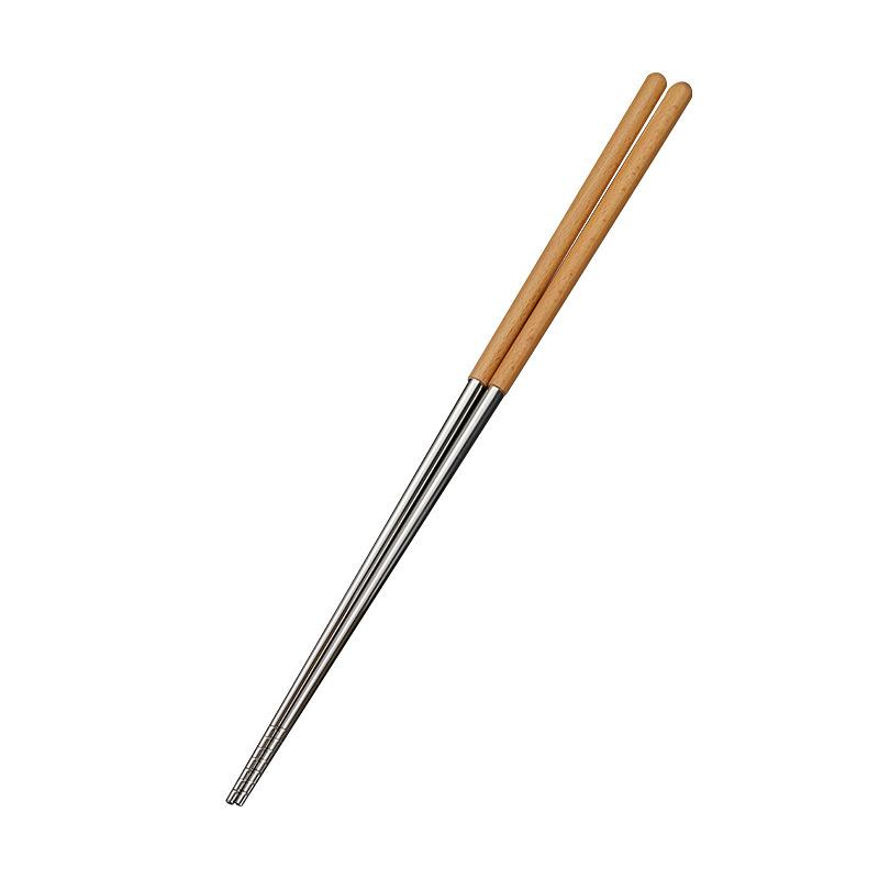 304 Stainless Steel Fried Chopsticks Extended Style Household 40cm Serving Scooping Noodles Tableware Chinese Kitchen Dining Bar