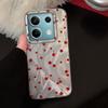 Summer Sweet Red Circular Dot Cherry Phone Case for Xiaomi Mi 13T 14T Pro 11 Lite NE 5G Couple Shell Silicone Back Bags Cover