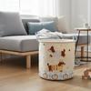 Large Capacity Foldable Laundry Basket Cartoon Toy Storage Bucket Dirty Clothes Organizer  Bedroom