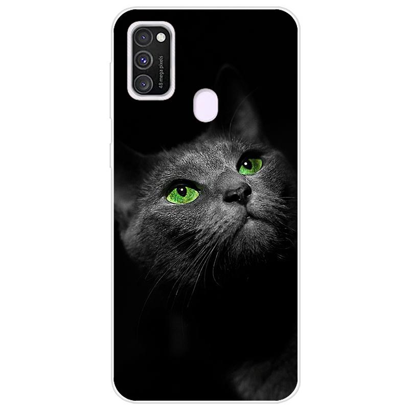 

Для Samsung M21 чехол 6.4 мягкий силиконовый чехол TPU для Samsung Galaxy M21 M 21 SM-M215FZGUSER m215 телефон задняя крышка бампер Funda Samsung M21