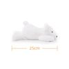 Apricot Lamb Sleeping Polar Bear Plush Toy for Kids, Soft and Cute, Fluffy Sleeping Polar Bear for Girls and Boys, 25cm