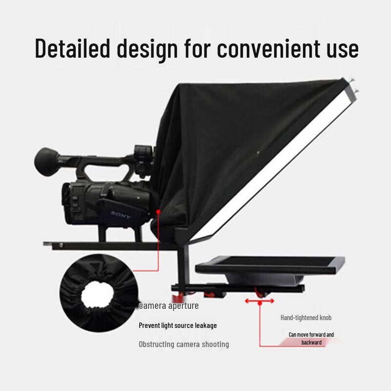 TVST 22-inch Wireless Dual-Screen Live Stream Teleprompter (CN version)