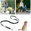 1 Pack Adjustable Ultrasonic Silent Dog Whistle Stop Neighbor Dog Barking Dog Recall Training Free Black White Lanyard Included