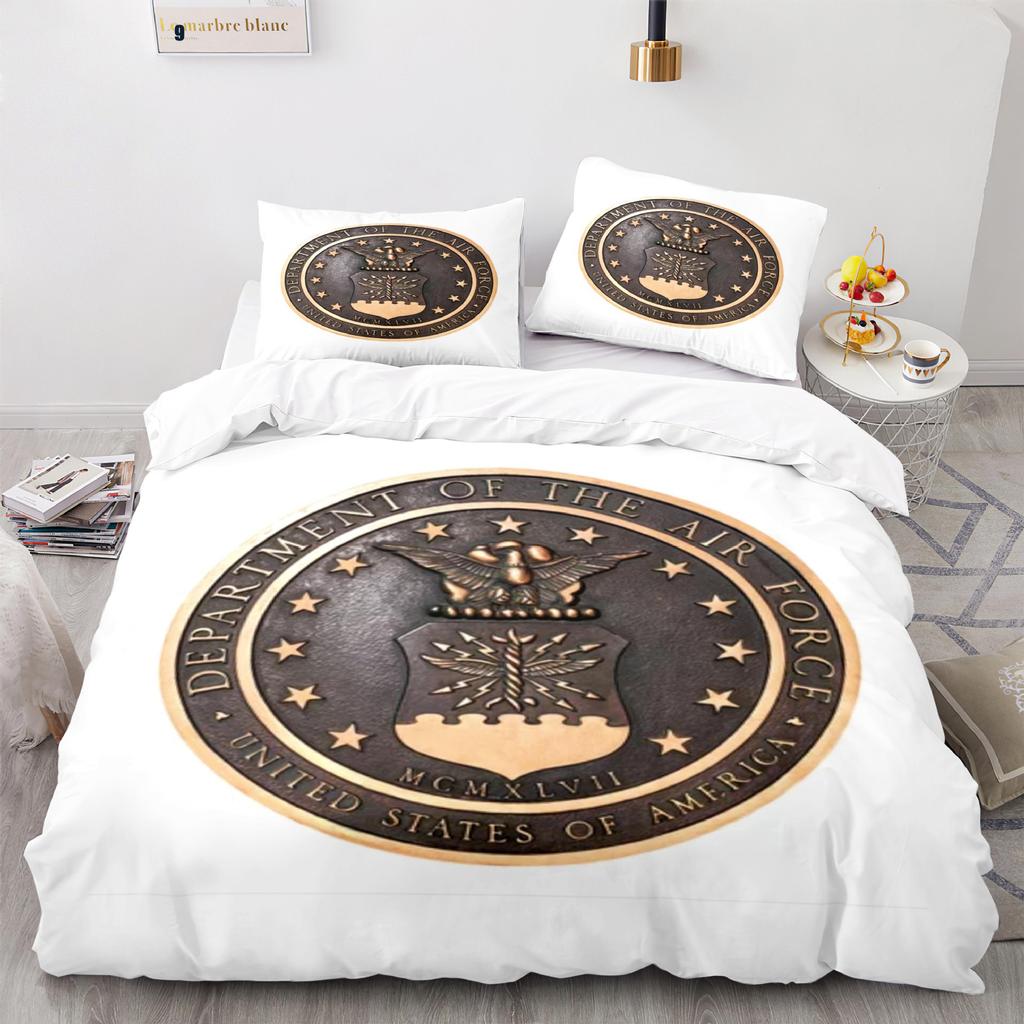 Home Textile Camouflage Quilt Cover Digital Printing Three-Piece Set 3D