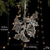 Christmas Tree Pendant Acrylic Ornament Sequin Xmas Decoration Winter Theme for Nursery