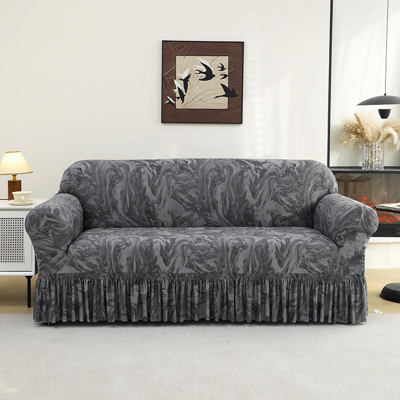 New Sofa Cover One Piece Elastic Universal Cover Two Person Universal Anti Cat Scratch and Dust Proof Sofa All Inclusive Cover