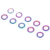 10Pcs M5 RISK 5mm Bolt Washers Titanium Alloy Screw Gasket Rust Prevention for Mountain Cycling