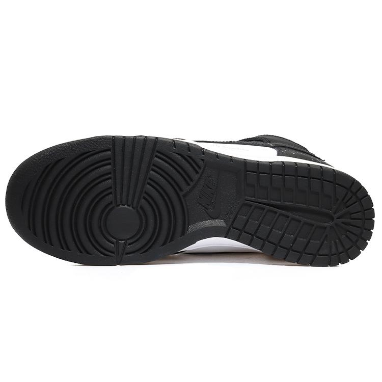 Nike Dunk Retro High top Skateboard Shoes Men's Black White DD1399-105(Team10-QD)