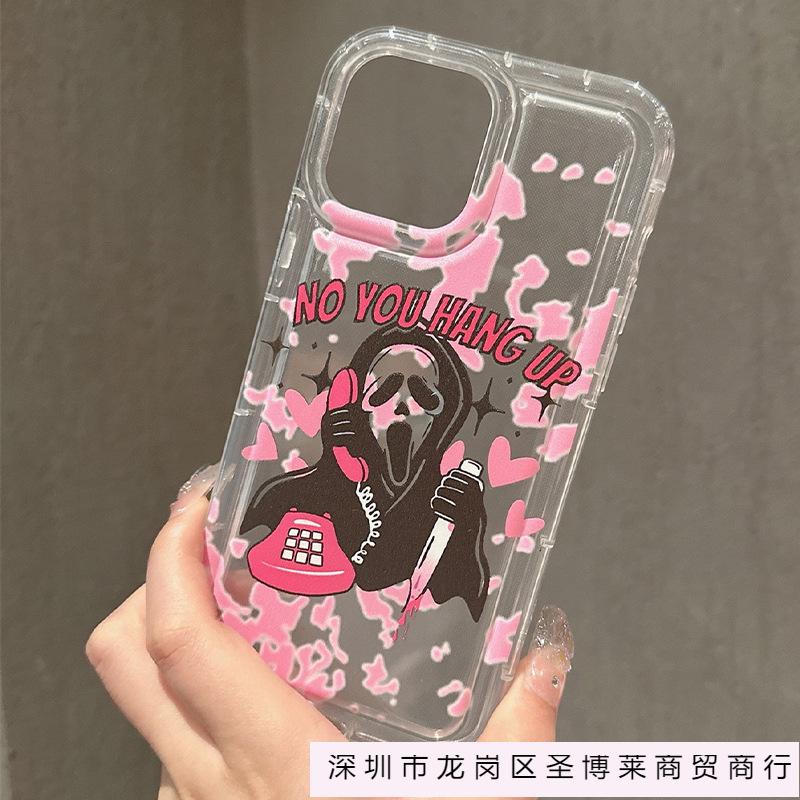 European and American personalized mobile phone case for apple 15 anti-drop protective cover iphone12promax soft rubber 14/13/11
