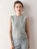 2025 Autumn/Winter Women's Cashmere Knit Vest: Soft, Skin-Friendly, Warm Tank Top for Versatile Layering