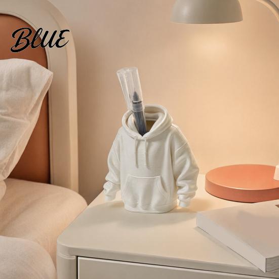Desktop Clutter Organizer 3D Printed Sweatshirt Pen Holder Mini Hoodie Desk Organizer