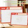 2026 Jährlicher Tageskalender To-Do-Liste Zeitplan Wandkalender Planerblatt 365 Tage Planerblatt