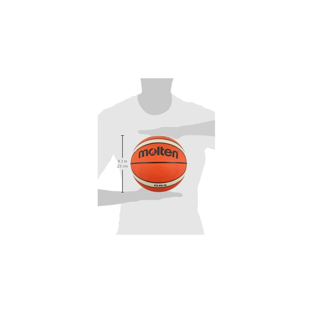 Molten GR5 Basketball Size 5 Orange Ivory Color 5号