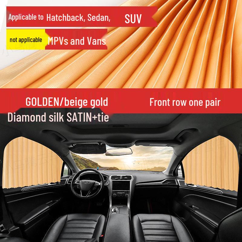 Magnetic Car Sunshade Window Curtain - Privacy, Heat Insulation, and Sun Protection