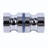Back-to-Back Shower Screen Handle Silver/Black Sliding Door Pulls Gate Handle  Bathroom Accessories