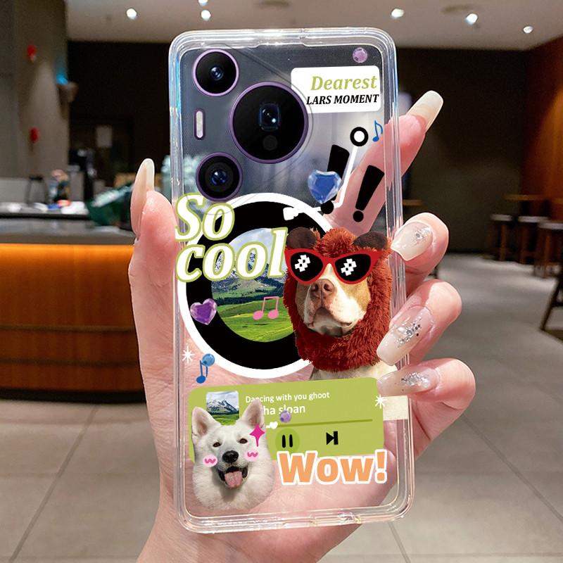 Phone Case For Huawei Pura 70 Pro Plus 70Pro+ 5G Simplicity Luxury Butterfly Flowers Transparent Casing Soft Silicone Back Cover