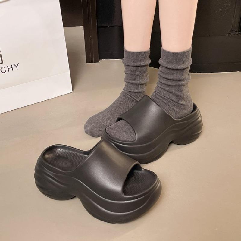 Women's Fashion Chunky Platform Slippers Summer 2025 Non Slip Wedges Sandals Woman Outdoor Thick Bottom Eva Slippers for Women