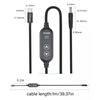 USB C Power Cord with 8 Adapters 100W Highest Efficiency Variable Power Supply DC5.5 Type C Charging Cable 120cm