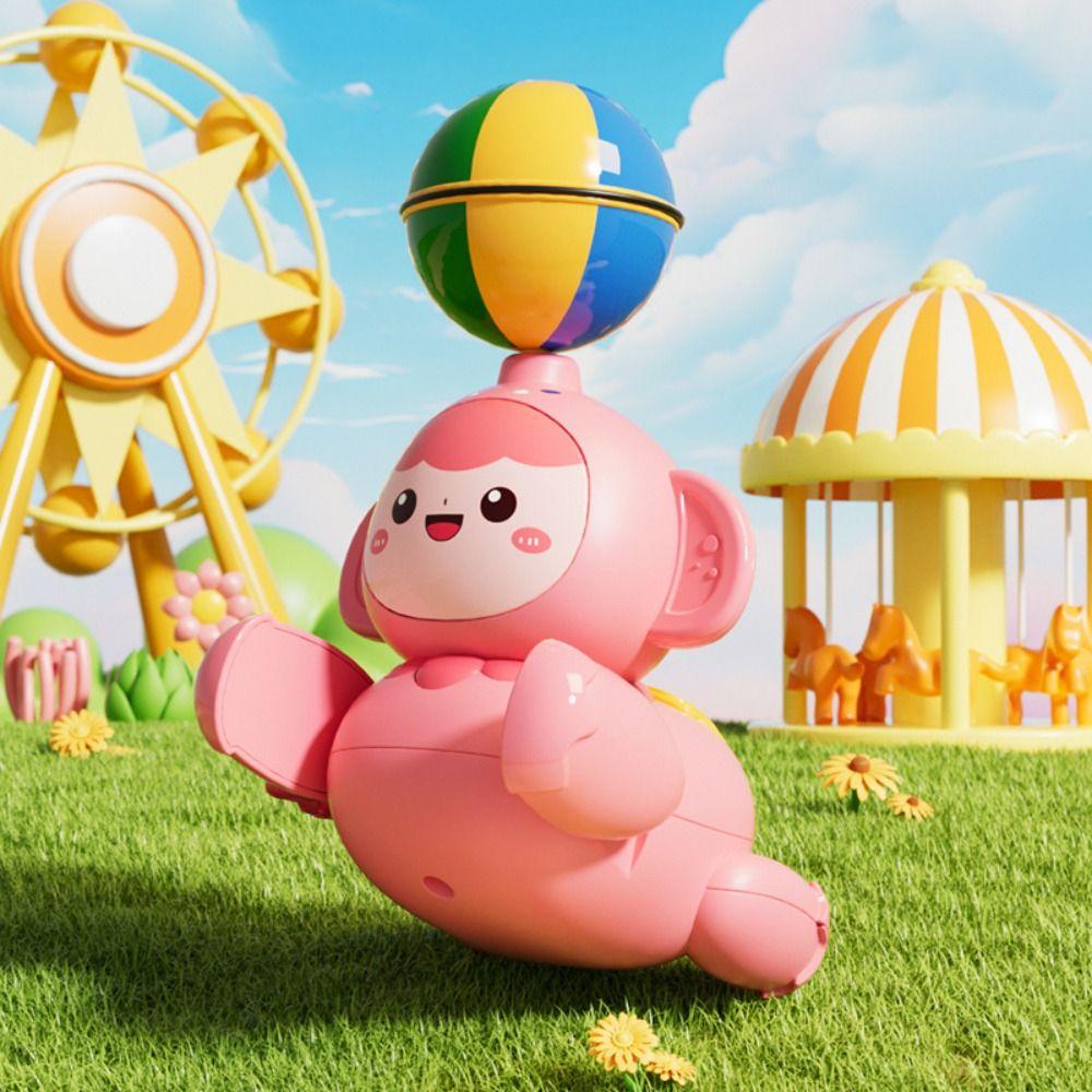 Learns To Crawl Crawling Baby Toys Big Eyes Twist Walking Duck Learning Crawling Doll Head-up