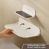 Foldable Storage Rack Wall-mounted Folding Board Bathroom Storage Clothes Toilet Storage Wall-mounted Punch-free Rack