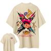 ONE PIECE Hotblooded Animation Choba Shortsleeved Mens and Womens Same Style Comfortable Shortsleeved Couples Casual Top