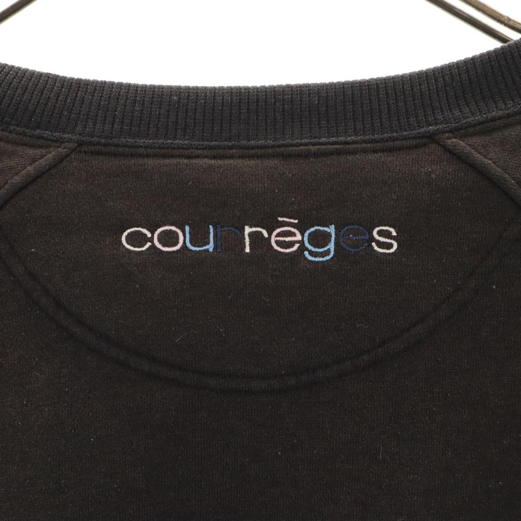 courreges Long sleeve sweat trainer 160A black Kid's Used