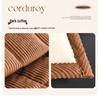 Corduroy Plush Non-slip Sofa Cover Cushion