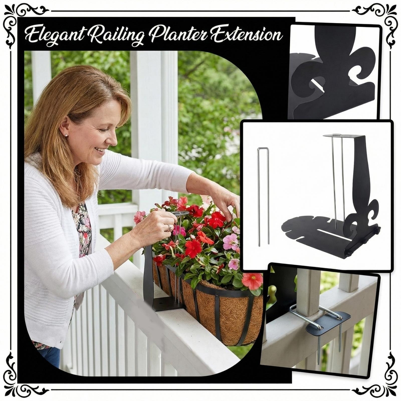 

Extension Bracket For Metal Flowerpot Holder One Size