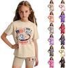 Infant Newborn Baby Girls Boys Loose T-shirt+Pants Print Outfits Set