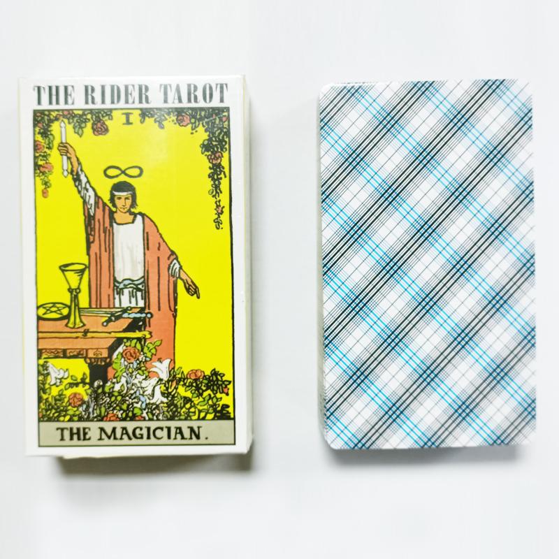 78Pcs English Spanish Version The Rider Waite Tarot Card Divination Personal Use Tarot Deck Oracles Entertainment Board Game
