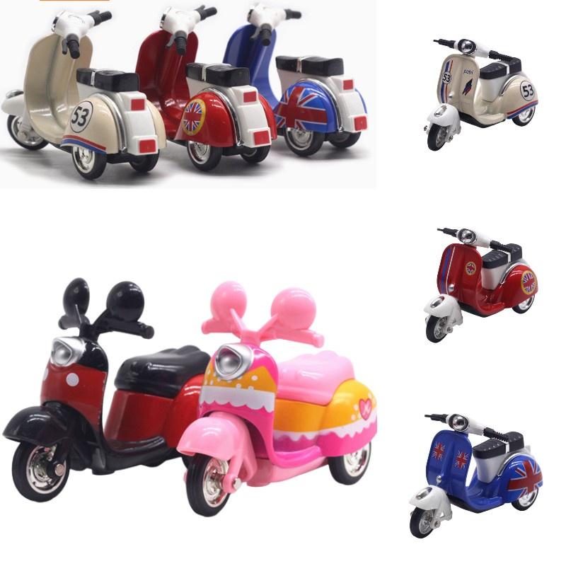 Alloy Lady Motorcycle Sheep Model Display Box 143 Scale, Powerful Return Function, Multi-functional, 107*4cm