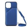Lanyard Crossbody leather Case For iPhone 13 12 11 Pro Max XS MAX XR X 7 8 Plus Leather Card Slot With wallet Cover