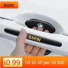 BAFP3 Car Sticker Car Door Handle Protector Inner Bowl Anti Scratch Reflective Sticker For M M3 M5 X1 X3 X5 X6 E90 E91 E92 E93 F10