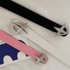 Zinc Zinc Alloy Cross Star Buckle Belts Metal Waistband Fashion Leather Belt  Women
