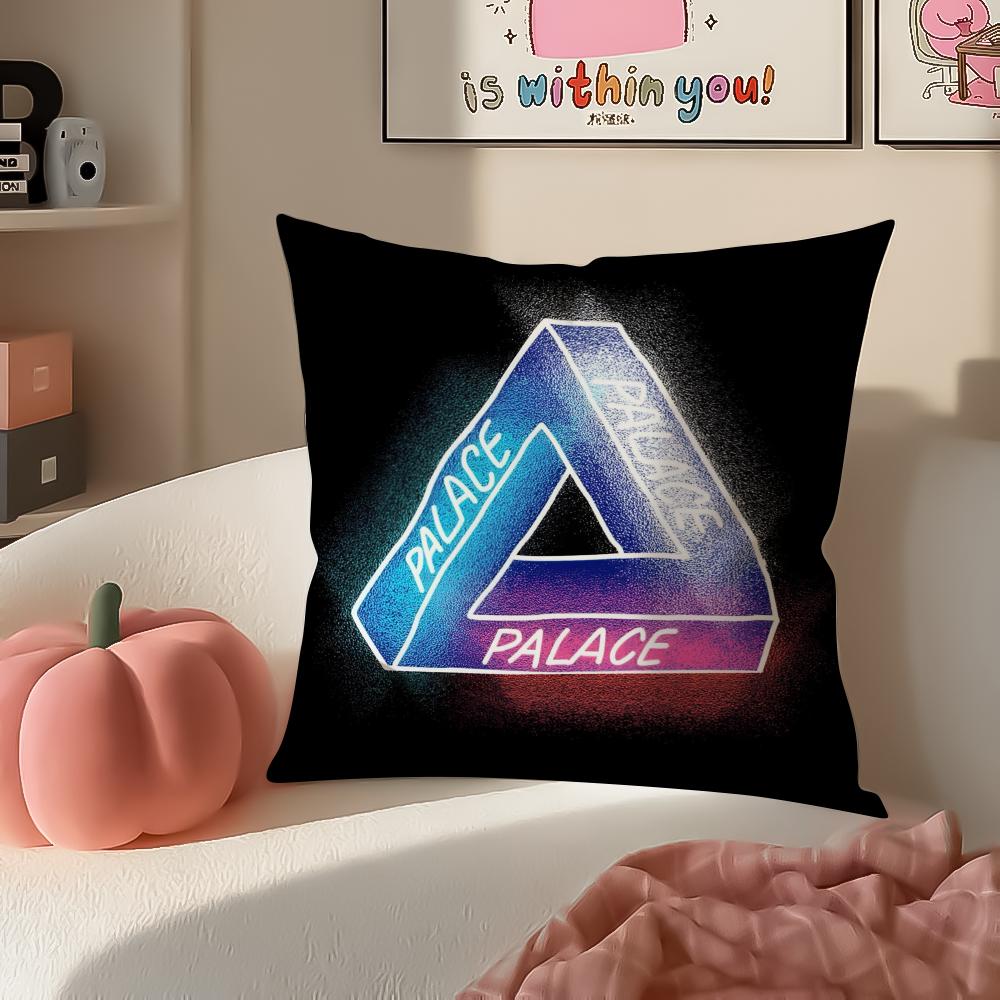 Fashion Brand PPalace Cushion Cover Pillowcase Short Plush Invisible zipper Room Sofa Cushion Cover