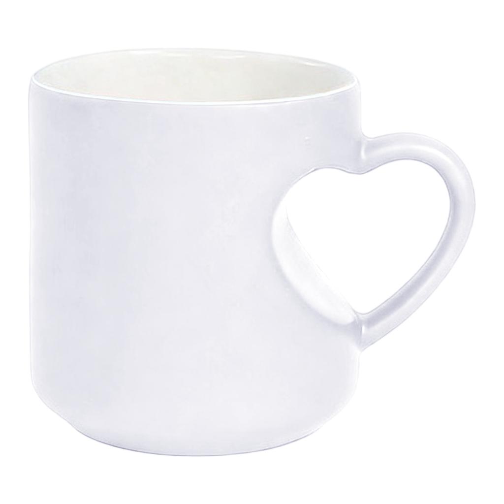 Fun Heart-shaped Color-changing Ceramic Mug Ceramic Discoloration Coffee Tea Milk Mugs Novelty Gifts Dad Mothers Day Gift