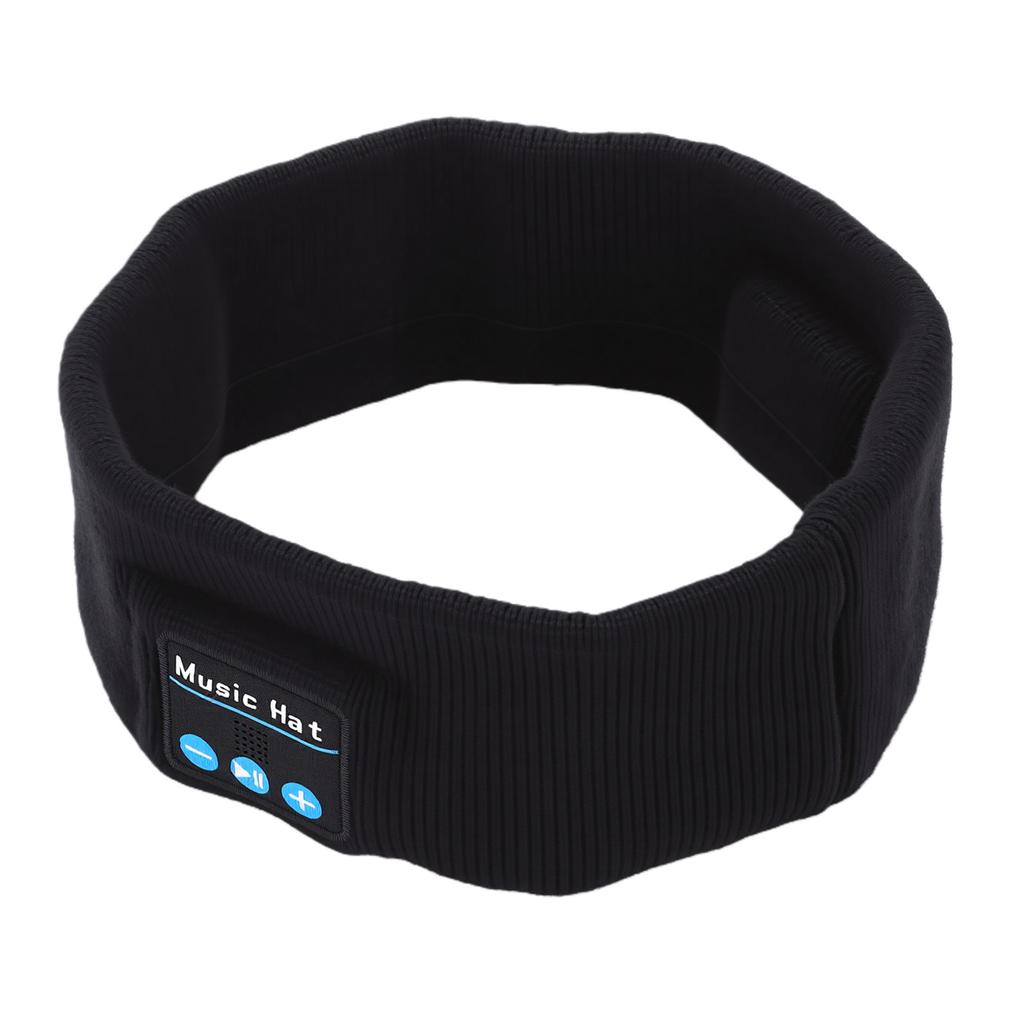 Sports Bluetooth Earphones Headband Wireless Fitness Headphones Built In Speaker Black Dual Stereo Sound