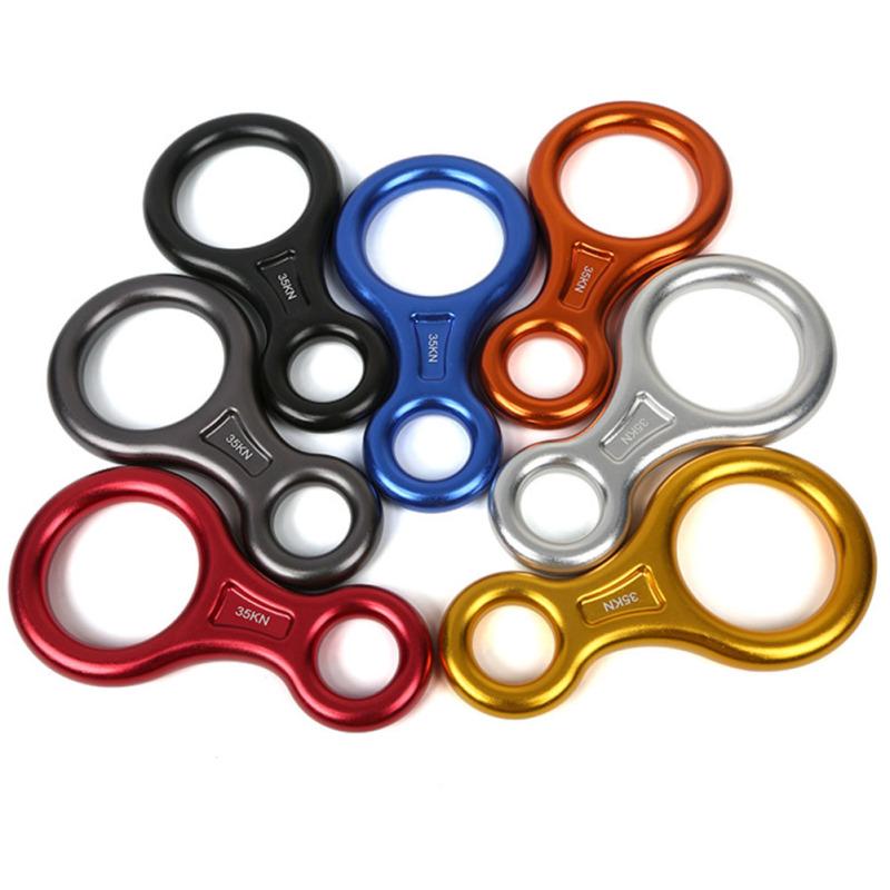 Outdoor-Kletter-Abseilgerät, 8-förmiges Abstiegskontrollgerät zum Klettern