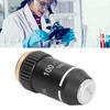 High-Power 20.2mm 100x High-Transmittance Microscope Objective Lens for Industrial, Research, and Education