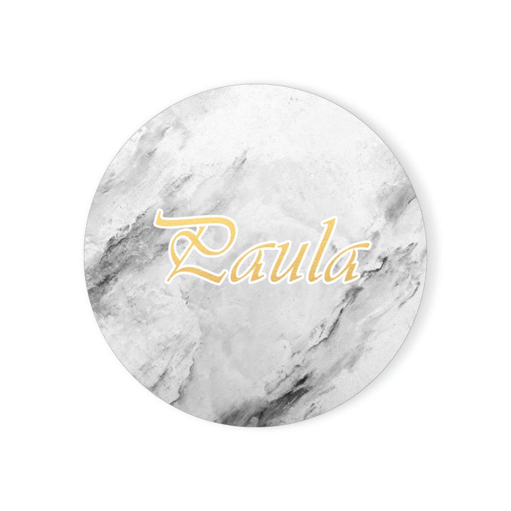 Personalised Marble Coasters Customised Gift Housewarming Room Bar Decor Marble Style Custom Name Ceramic Coaster Sets