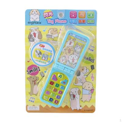 Brinquedo Telefone de Bebê Faz de Conta Portátil Interativo Aprendizagem Sensorial com Som Musical para