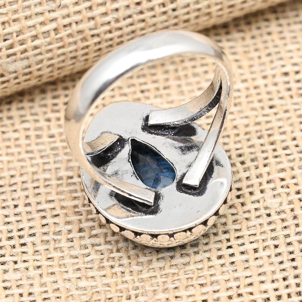 Beautiful Tanzanite Gemstone Handmade Jewelry Solid 925 Sterling Silver Ring