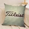 Golf Sports TTitleistS Cushion Cover Silky Short Plush Invisible Zipper Dustproof Sofa Pillow Case For Home Decor