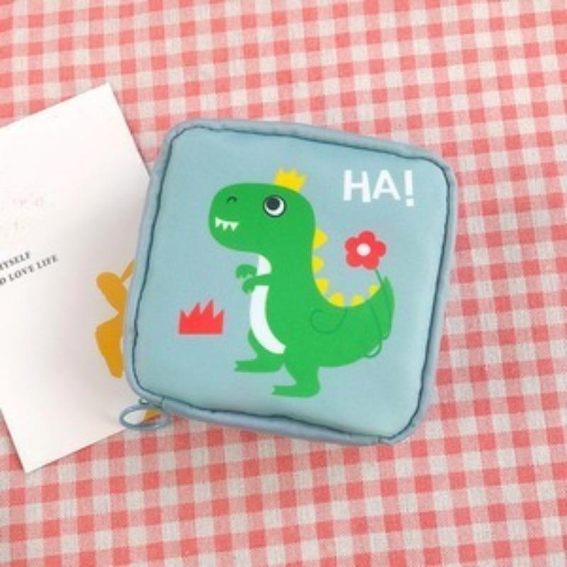 Sanitary Cotton Bag, Menstrual Pad Storage Bag, Korean Version, Instagram Style, Cute, Cartoon, Girl, Large Capacity, Caring Storage Bag